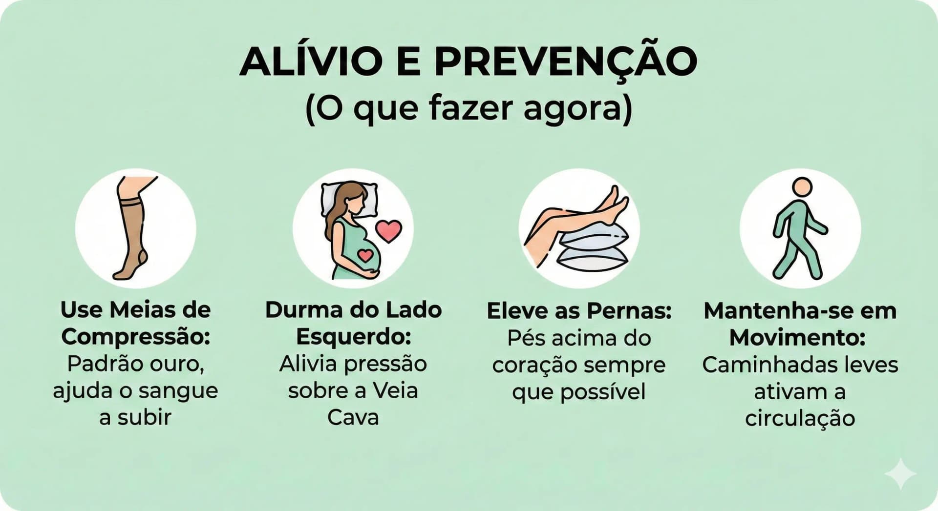 Prevenção: Meias e Posição de Dormir