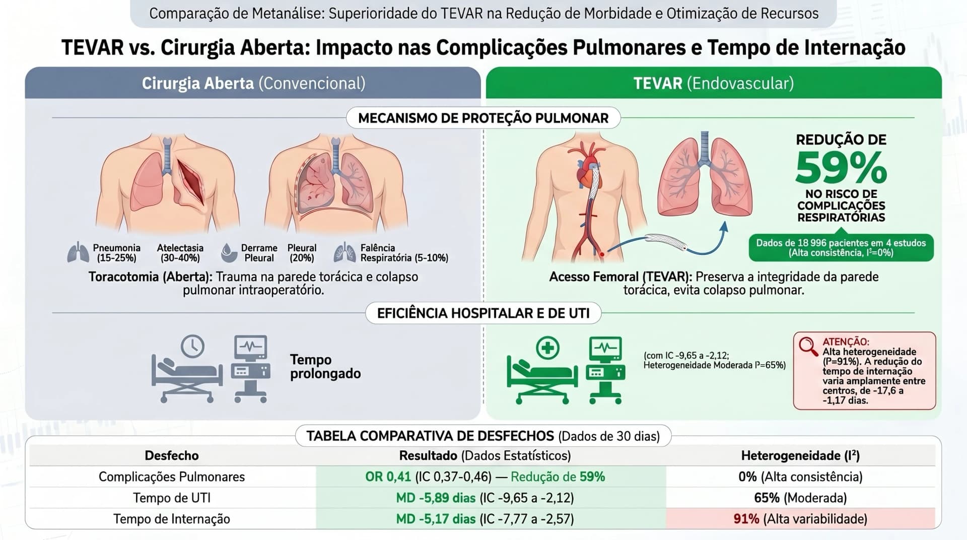 Infográfico SVS 2017 — Complicações Pulmonares e Internação em UTI